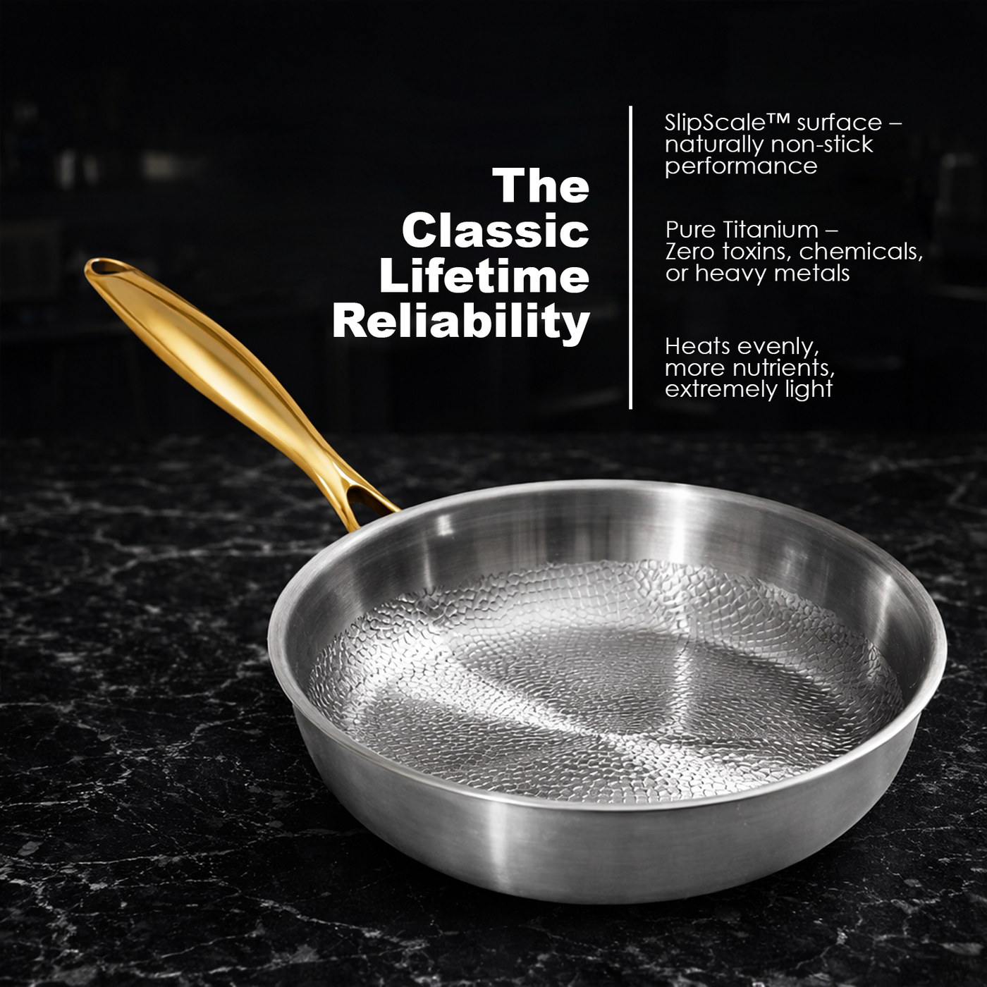 Pure Safe Titanium HammerCraft Pan – Taiko Cookware