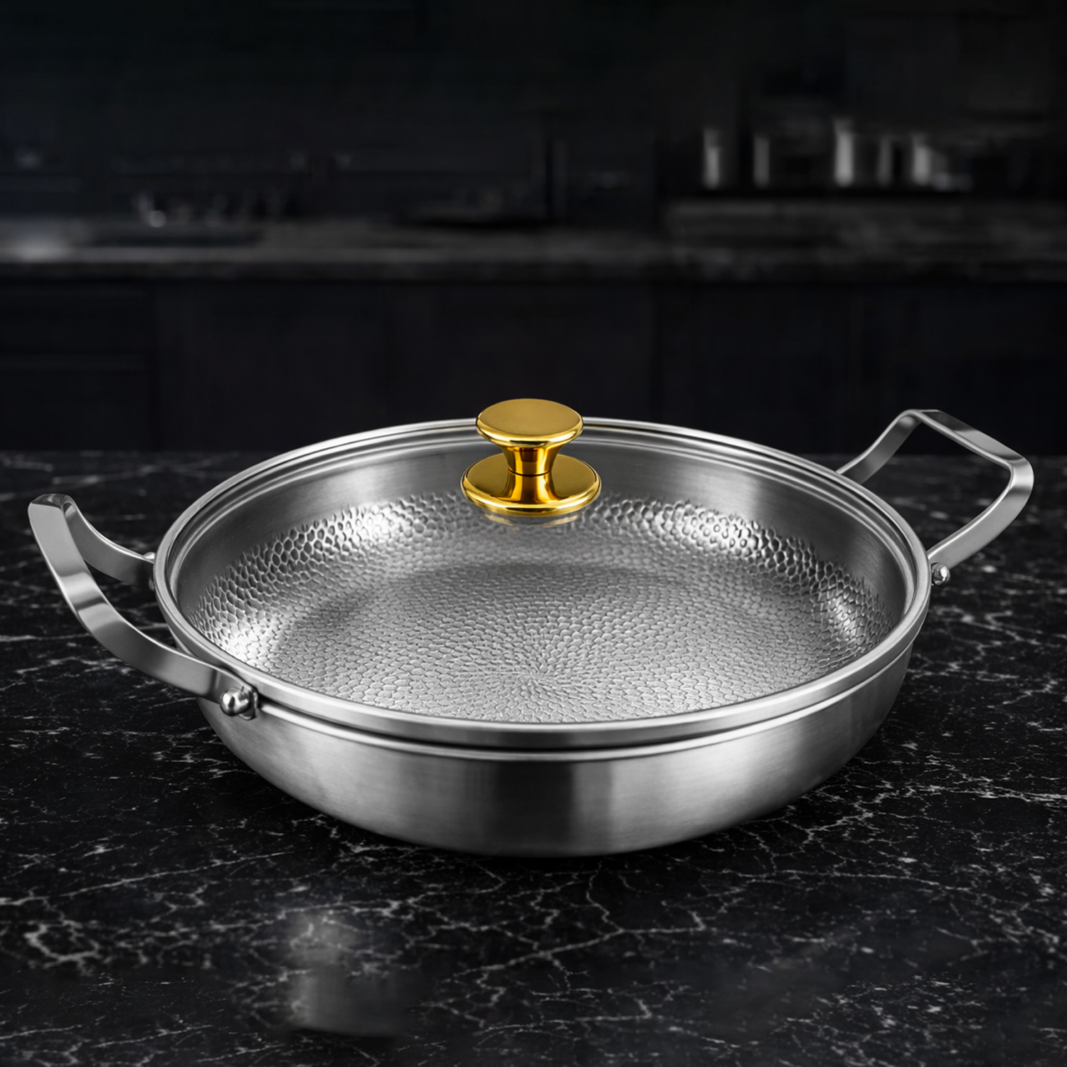 Two Handle Pan Pure Safe Titanium Two-Handled Sauté Pan – Taiko Cookware