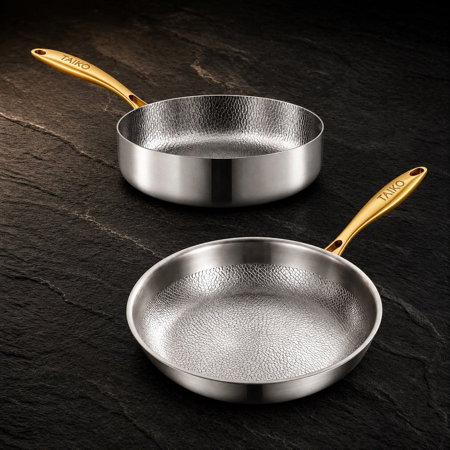 Pure Titanium Essentials Bundle on a dark slate background