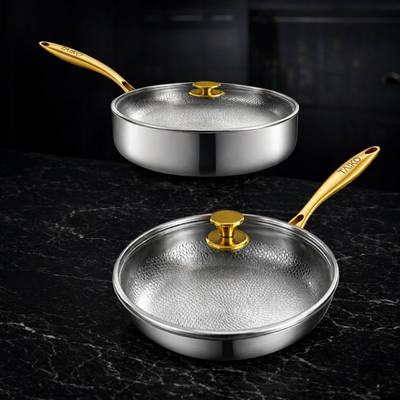 BEST BRASS Pure Titan TP-5C - β Pure Titanium Essentials Bundle – Taiko Cookware