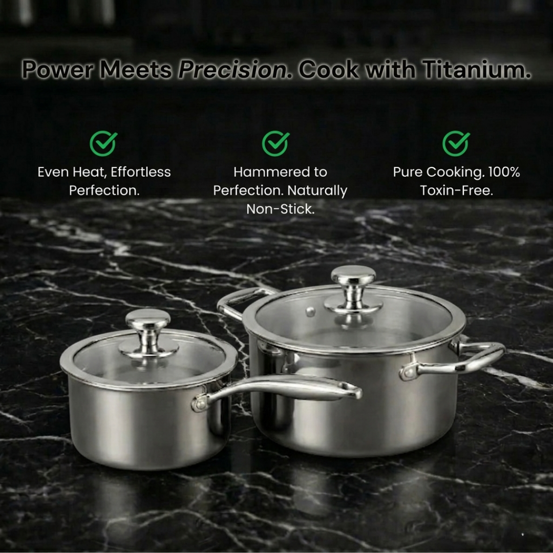 Pure Titanium Master Cooking Pot – Taiko Cookware