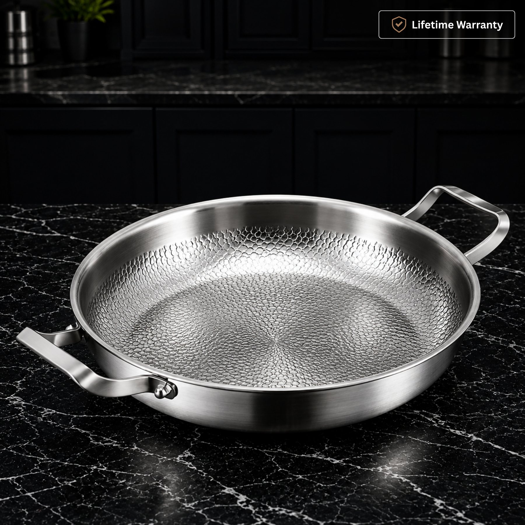Two Handle Pan Pure Safe Titanium Two-Handled Sauté Pan – Taiko Cookware