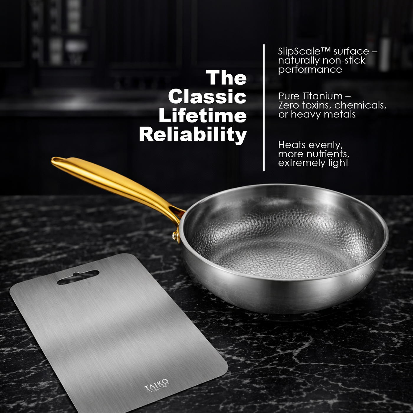 Pure Safe Titanium Cooking & Cutting Set – Taiko Cookware